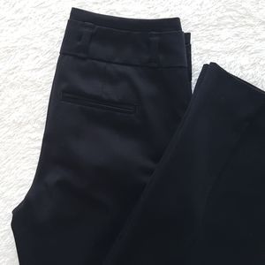 Zara high rise wide leg black dress pants